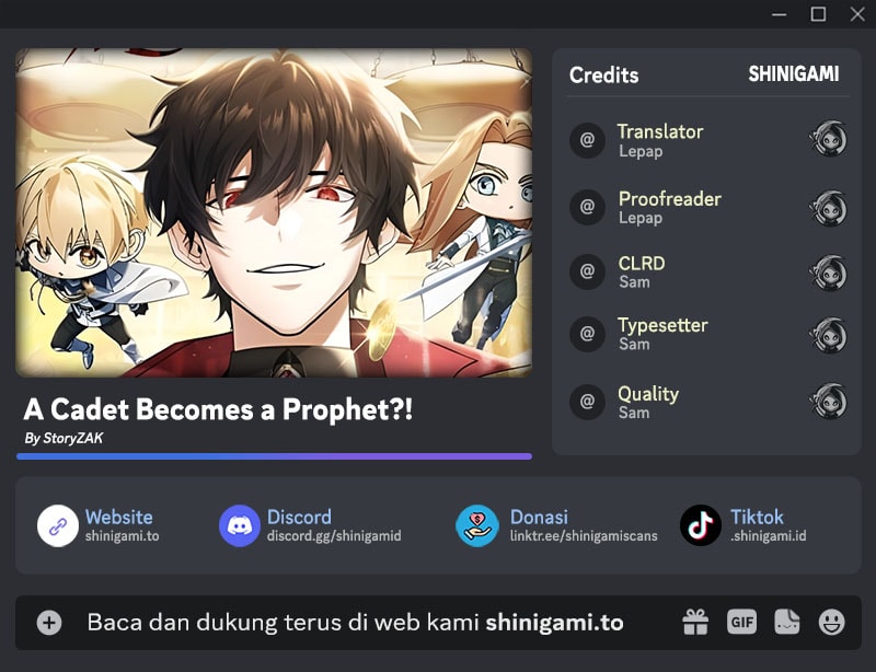 A Cadet Becomes A Prophet?! Chapter 1 page 2