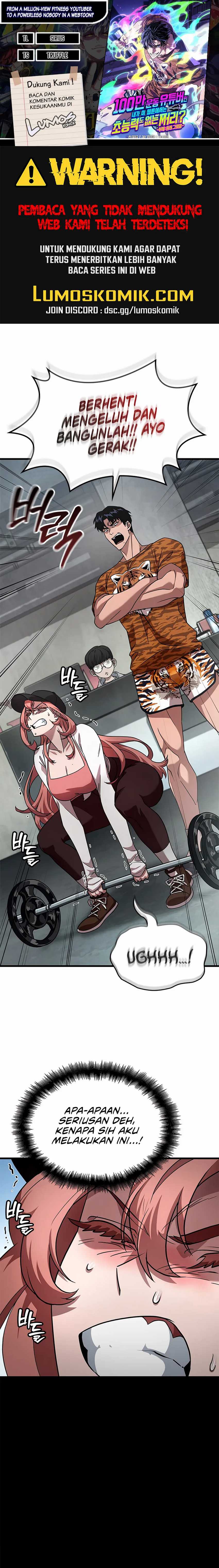 A Million-Sub Gym Influencer Becomes a Webtoon Loser? Chapter 03