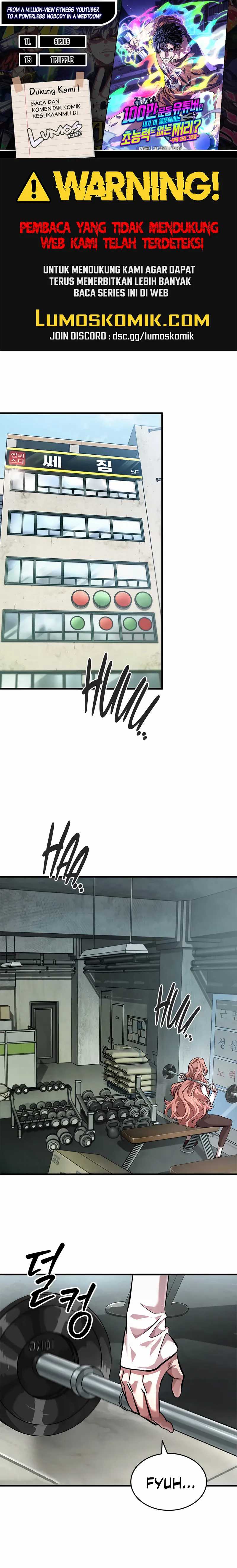 A Million-Sub Gym Influencer Becomes a Webtoon Loser? Chapter 05