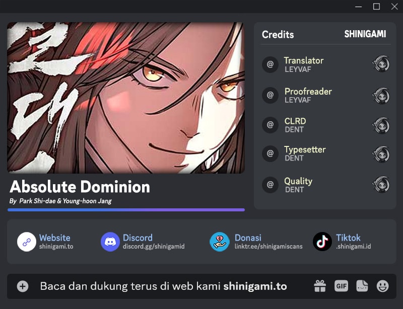 Baca Komik Absolute Dominion Chapter 52 halaman 1