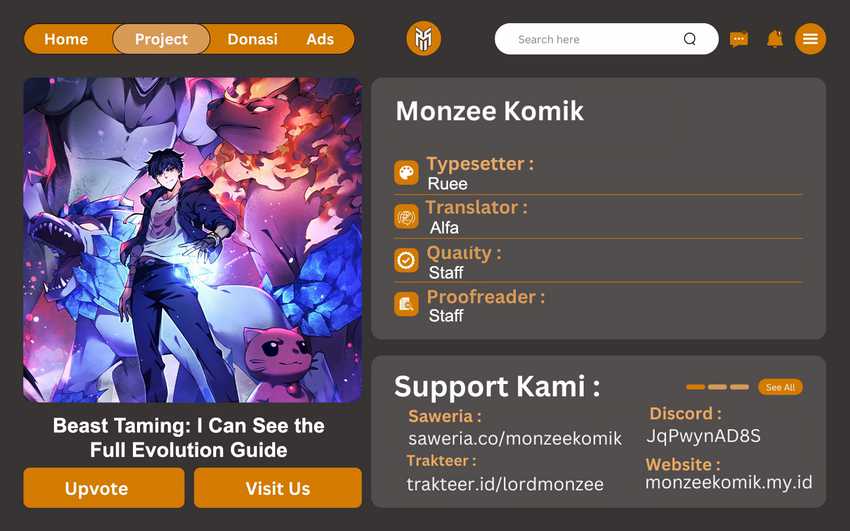 Beast Taming: I Can See the Full Evolution Guide Chapter 03