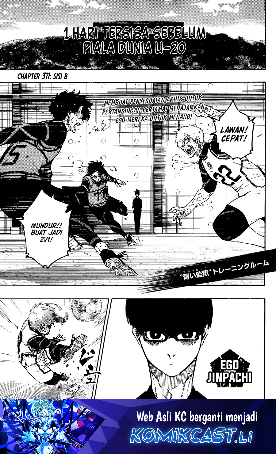 Baca Komik Blue Lock Chapter 311 halaman 2