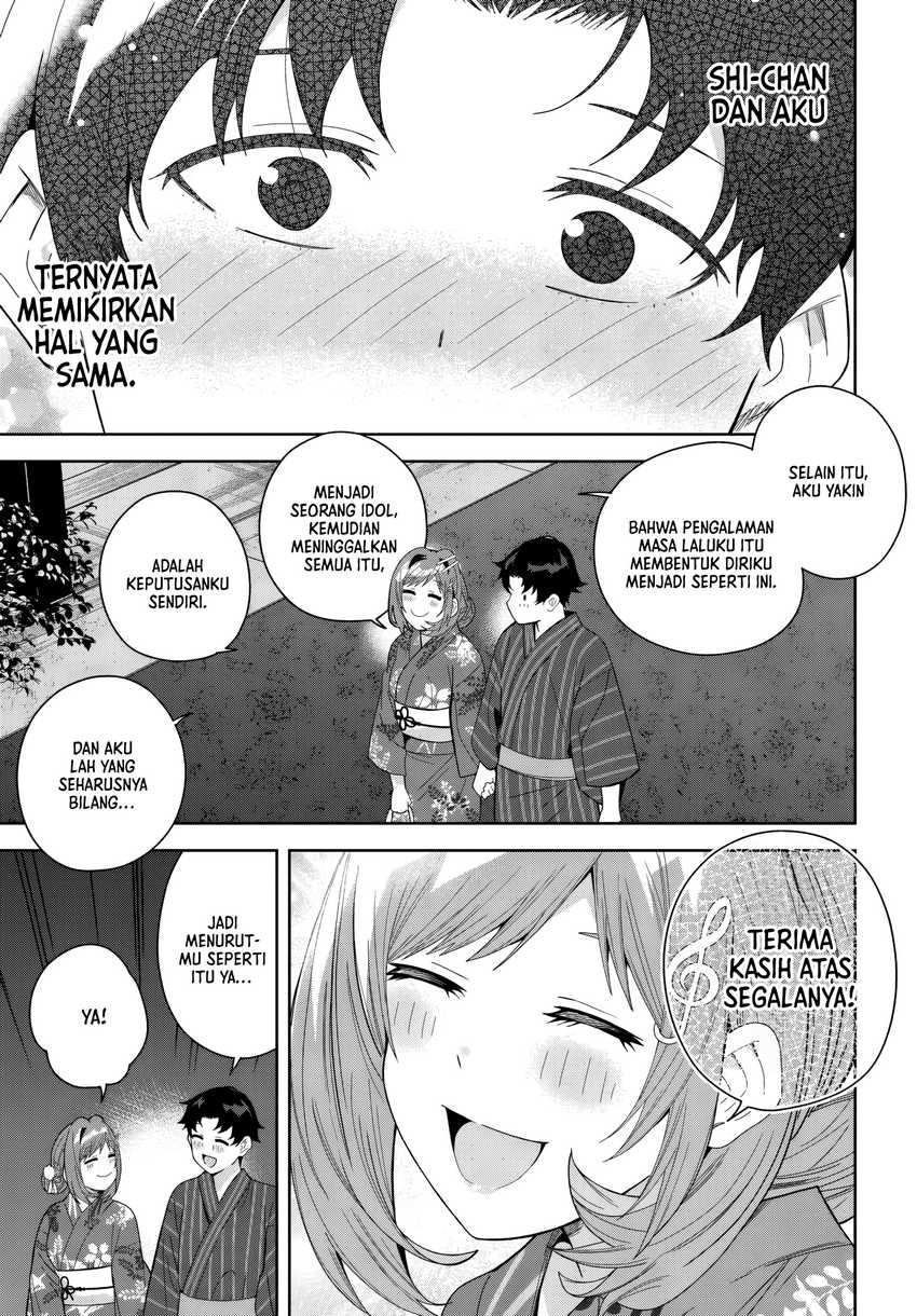 Classmate no Moto Idol ga, Tonikaku Kyodou Fushin Nan desu Chapter 23 page 62