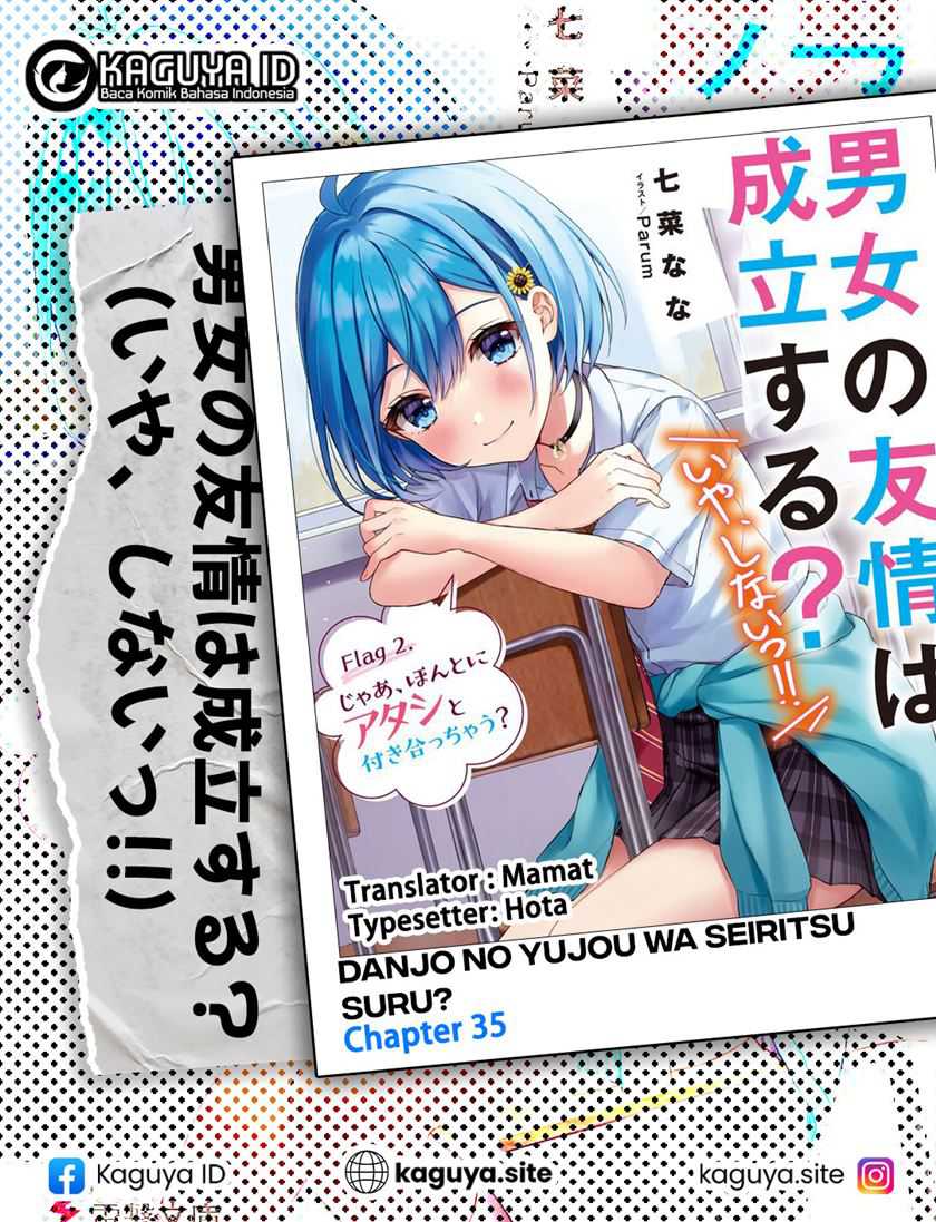 Baca Komik Danjou no Yuujou wa Seiritsu Suru? (Iya, Shinai!!) Chapter 35 halaman 2