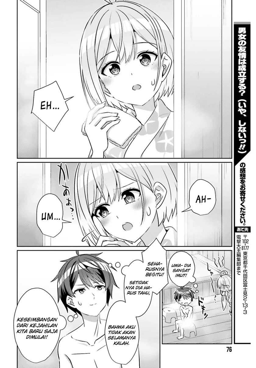 Baca Komik Danjou no Yuujou wa Seiritsu Suru? (Iya, Shinai!!) Chapter 35 halaman 28