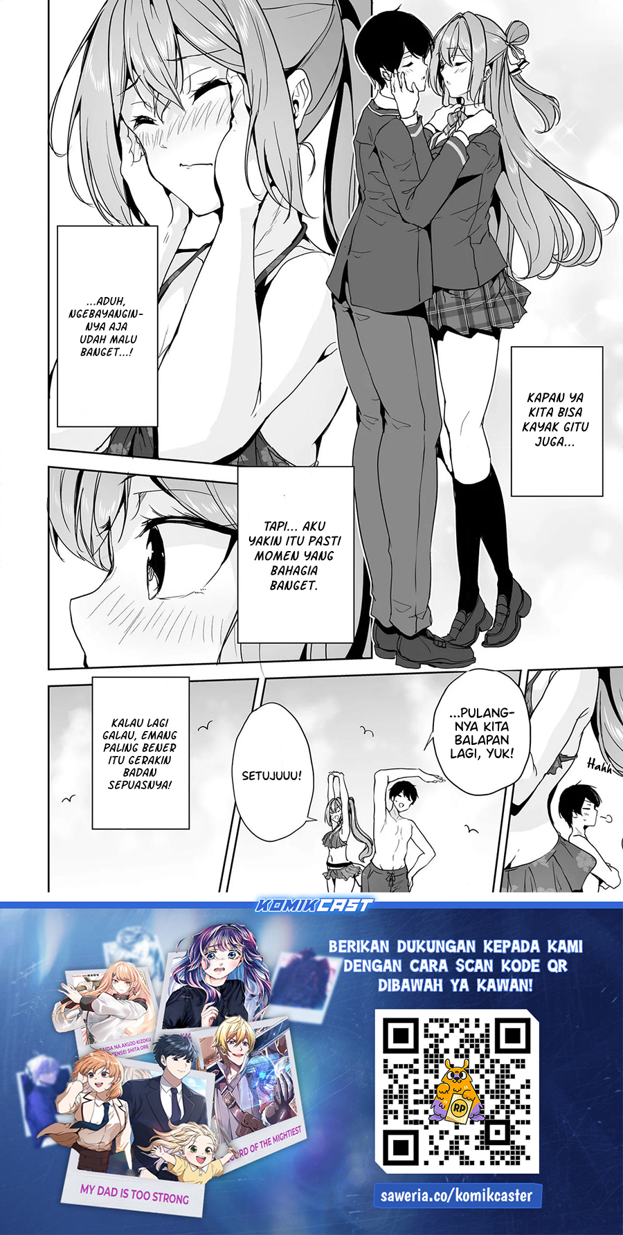 Baca Komik Danshi dato Omotteita Osananajimi to no Shinkon Seikatsu ga Umakuiki sugiru Kudan ni Tsuite Chapter 16.1 halaman 15