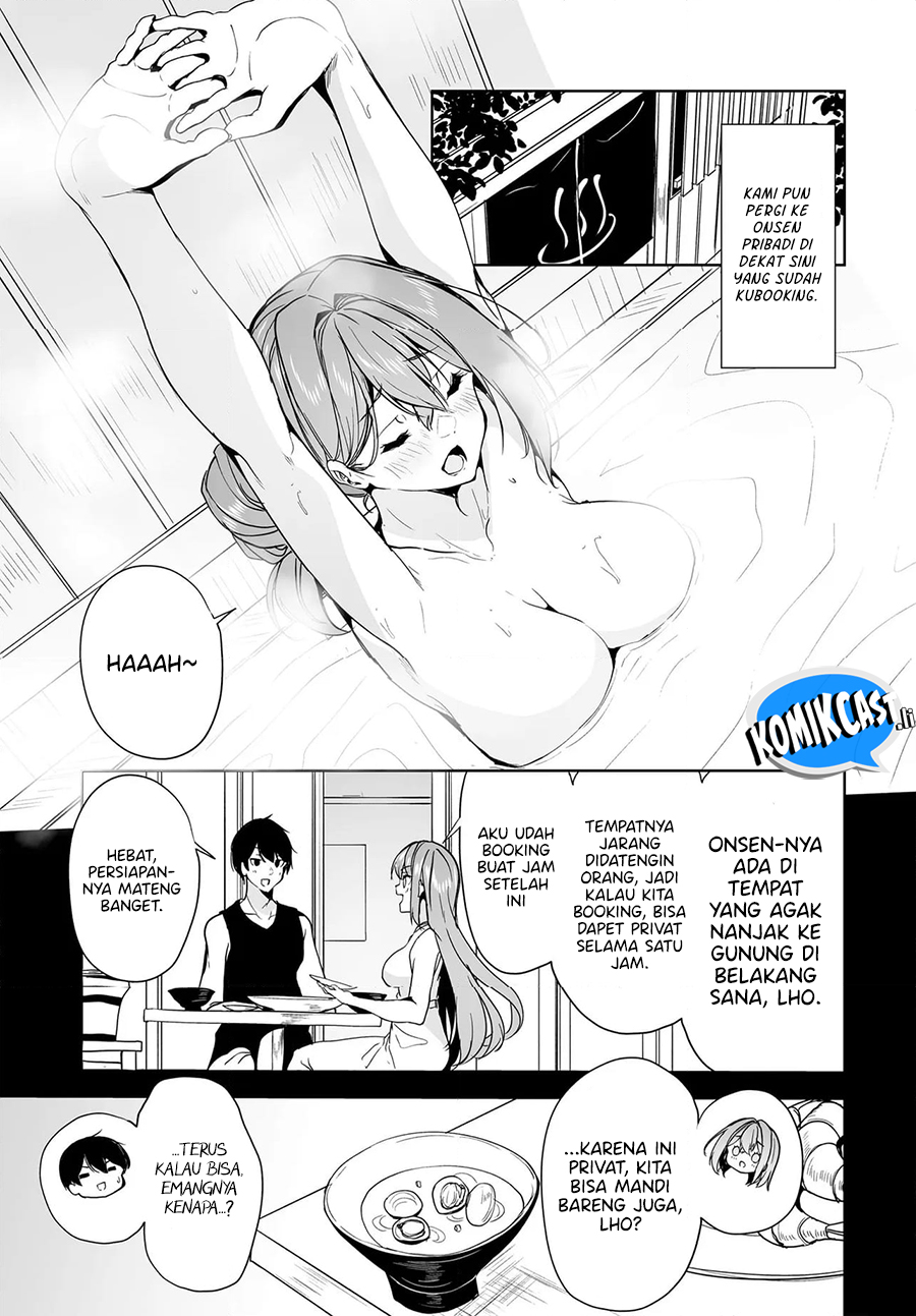 Baca Komik Danshi dato Omotteita Osananajimi to no Shinkon Seikatsu ga Umakuiki sugiru Kudan ni Tsuite Chapter 16.2 halaman 4
