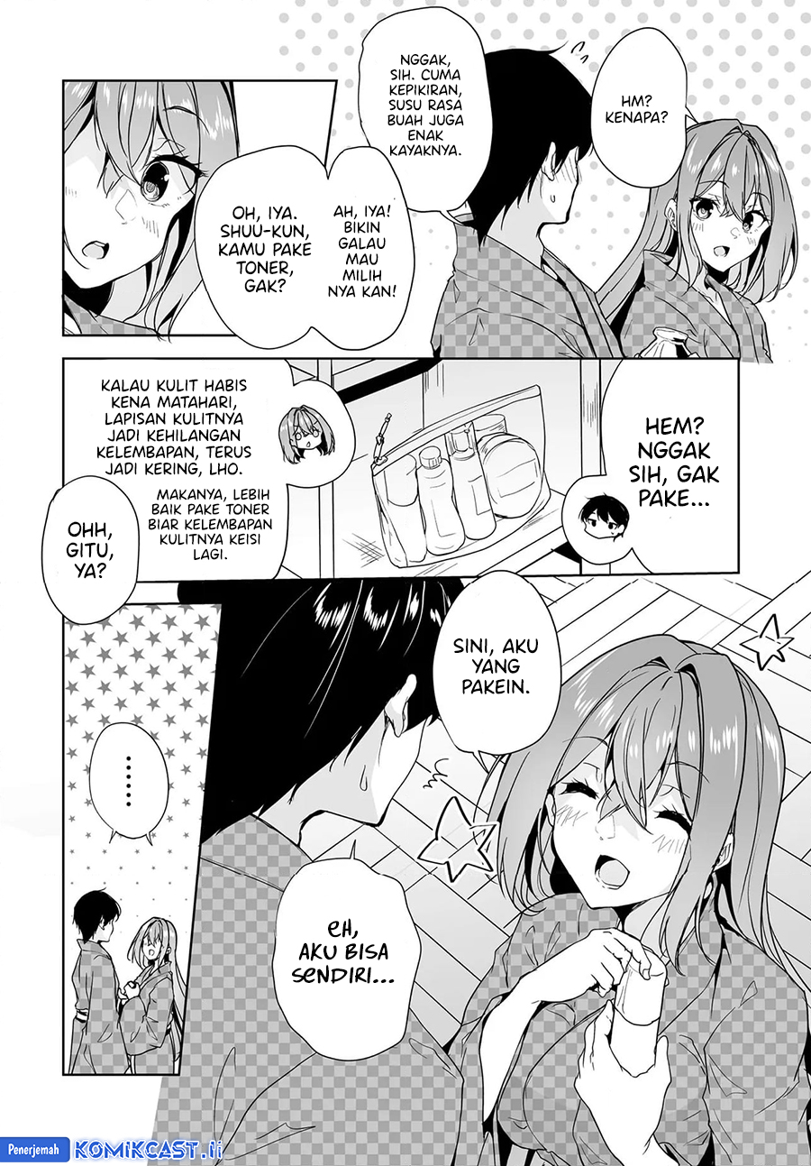Baca Komik Danshi dato Omotteita Osananajimi to no Shinkon Seikatsu ga Umakuiki sugiru Kudan ni Tsuite Chapter 16.2 halaman 7