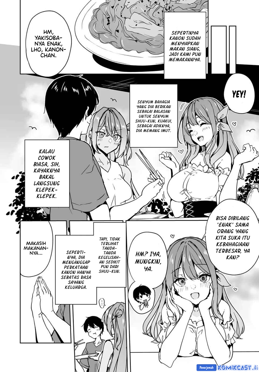 Baca Komik Danshi dato Omotteita Osananajimi to no Shinkon Seikatsu ga Umakuiki sugiru Kudan ni Tsuite Chapter 17.1 halaman 11