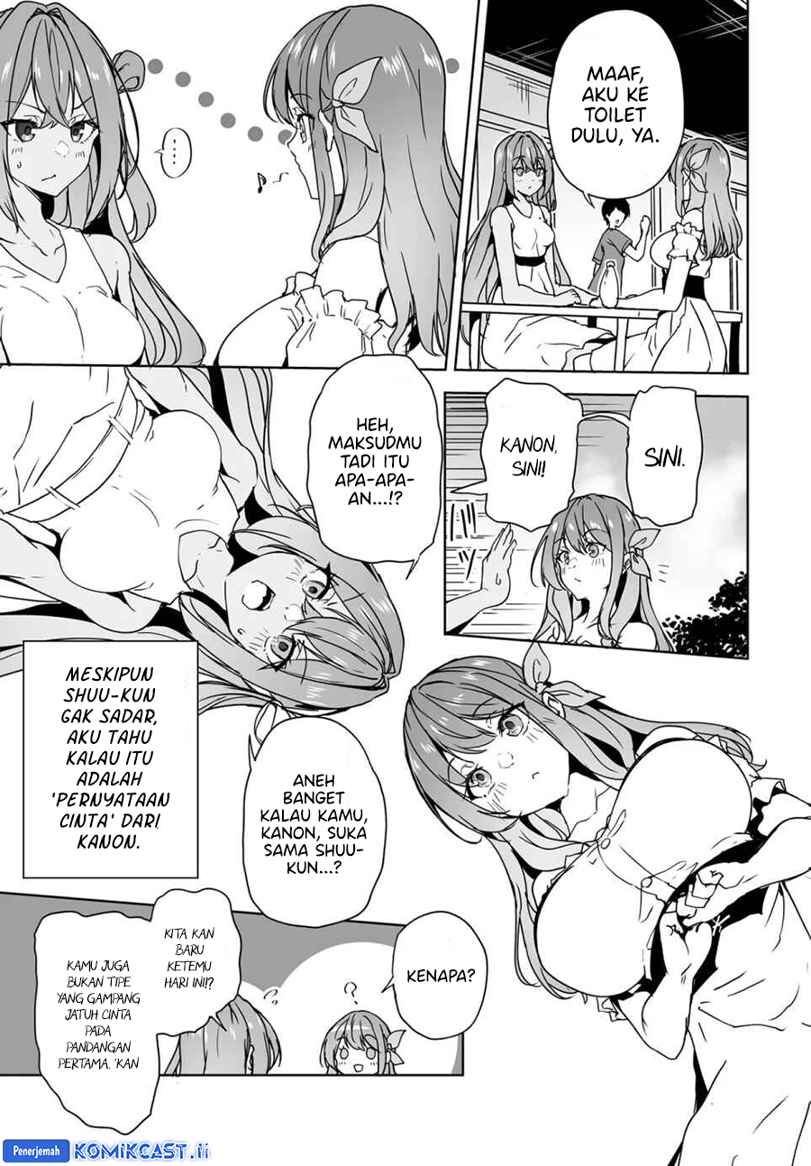 Baca Komik Danshi dato Omotteita Osananajimi to no Shinkon Seikatsu ga Umakuiki sugiru Kudan ni Tsuite Chapter 17.1 halaman 12