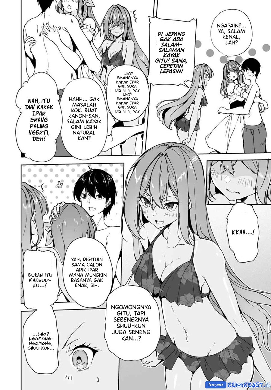 Baca Komik Danshi dato Omotteita Osananajimi to no Shinkon Seikatsu ga Umakuiki sugiru Kudan ni Tsuite Chapter 17.1 halaman 5