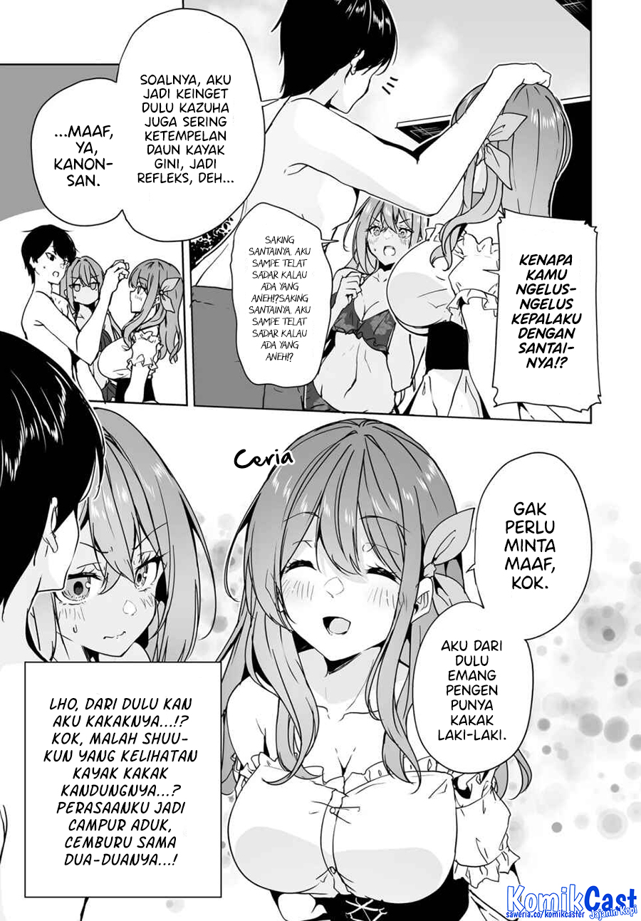 Baca Komik Danshi dato Omotteita Osananajimi to no Shinkon Seikatsu ga Umakuiki sugiru Kudan ni Tsuite Chapter 17.1 halaman 6
