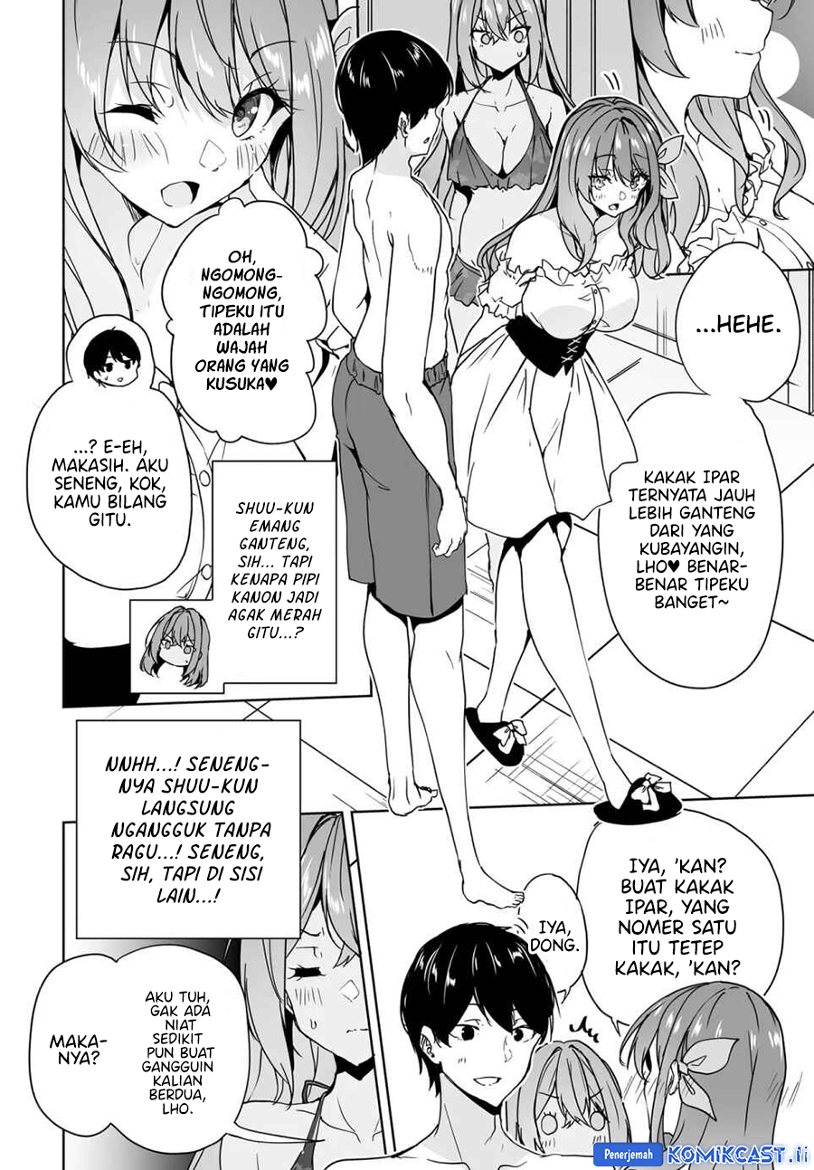 Baca Komik Danshi dato Omotteita Osananajimi to no Shinkon Seikatsu ga Umakuiki sugiru Kudan ni Tsuite Chapter 17.1 halaman 7