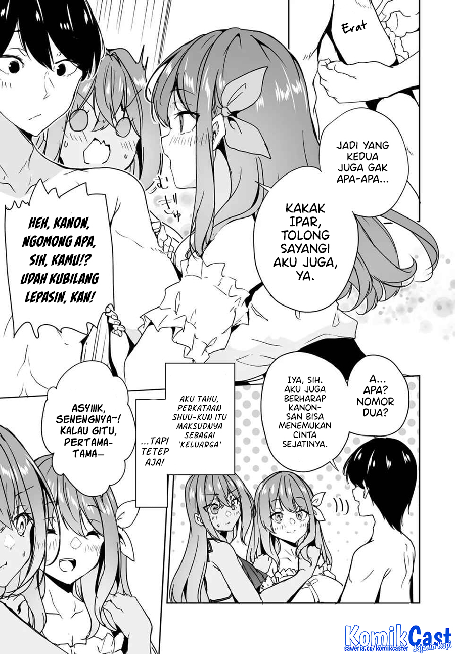 Baca Komik Danshi dato Omotteita Osananajimi to no Shinkon Seikatsu ga Umakuiki sugiru Kudan ni Tsuite Chapter 17.1 halaman 8