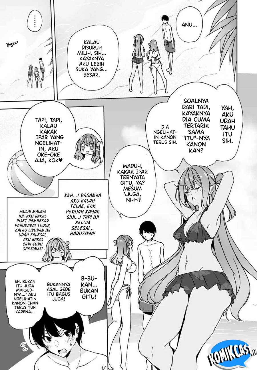 Baca Komik Danshi dato Omotteita Osananajimi to no Shinkon Seikatsu ga Umakuiki sugiru Kudan ni Tsuite Chapter 17.2 halaman 10
