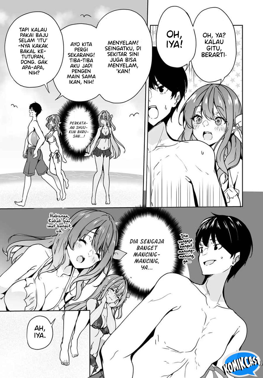 Baca Komik Danshi dato Omotteita Osananajimi to no Shinkon Seikatsu ga Umakuiki sugiru Kudan ni Tsuite Chapter 17.2 halaman 14