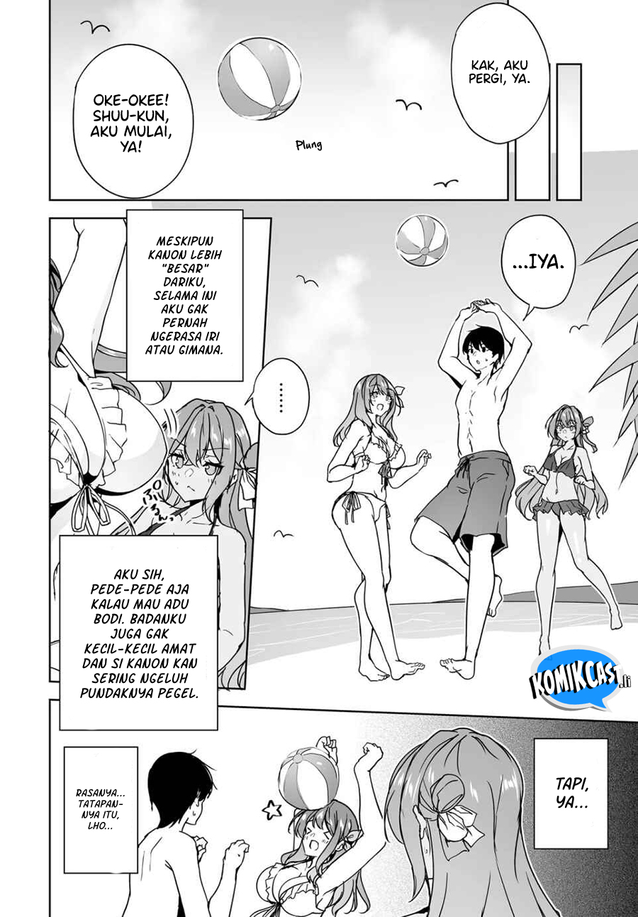 Baca Komik Danshi dato Omotteita Osananajimi to no Shinkon Seikatsu ga Umakuiki sugiru Kudan ni Tsuite Chapter 17.2 halaman 7