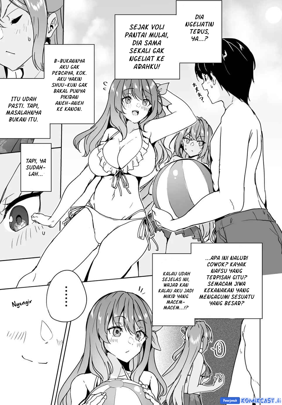 Baca Komik Danshi dato Omotteita Osananajimi to no Shinkon Seikatsu ga Umakuiki sugiru Kudan ni Tsuite Chapter 17.2 halaman 8