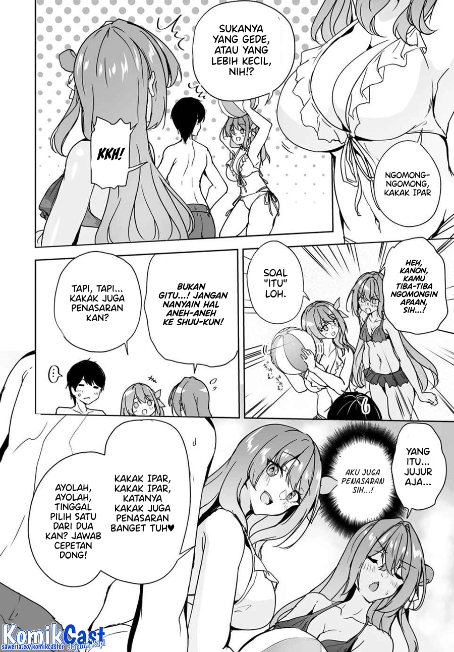 Baca Komik Danshi dato Omotteita Osananajimi to no Shinkon Seikatsu ga Umakuiki sugiru Kudan ni Tsuite Chapter 17.2 halaman 9