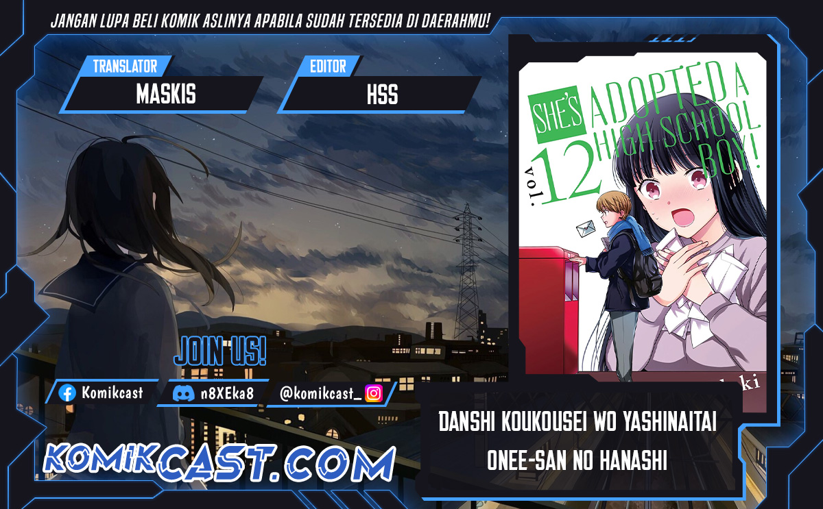 Danshi Koukousei wo Yashinaitai Onee-san no Hanashi.  Chapter 321