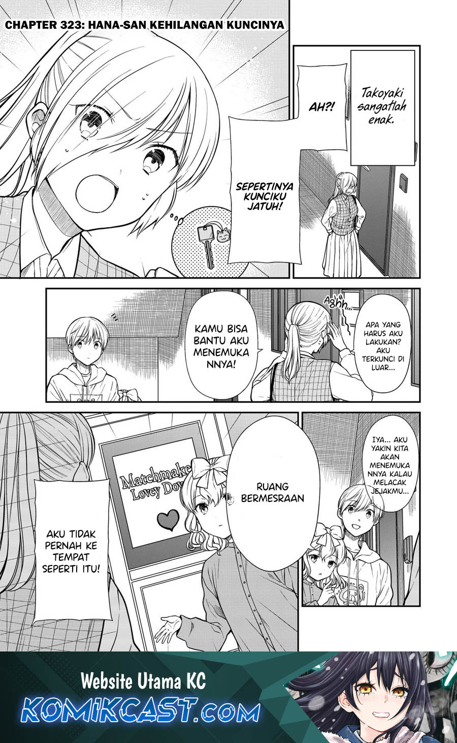 Danshi Koukousei wo Yashinaitai Onee-san no Hanashi.  Chapter 323