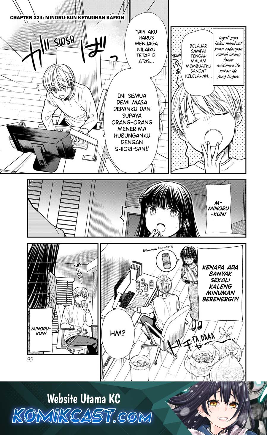 Danshi Koukousei wo Yashinaitai Onee-san no Hanashi.  Chapter 324