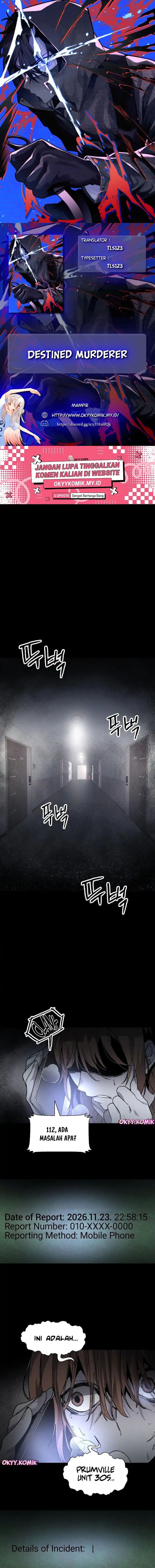 Baca Destined Murderer - Chapter 10 halaman 1