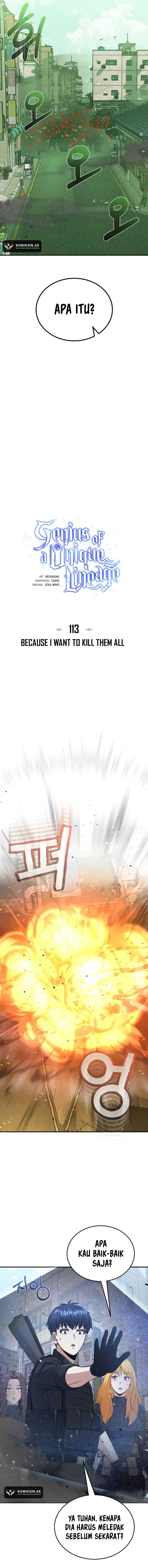 Genius of the Unique Lineage  Chapter 113