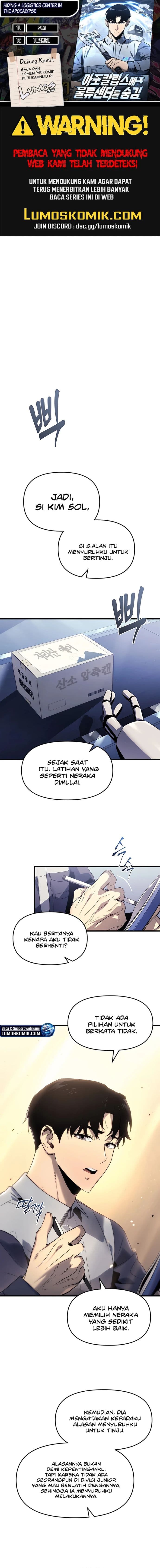 Baca Hiding a Logistics Center in the Apocalypse - Chapter 1 halaman 1