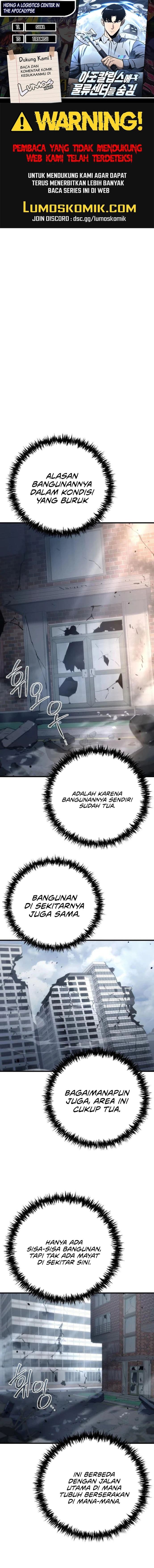 Baca Hiding a Logistics Center in the Apocalypse - Chapter 8 halaman 1