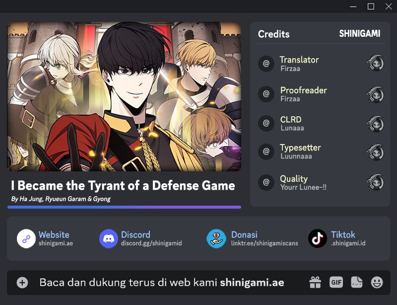 I Became the Tyrant of a Defense Game  Chapter 131