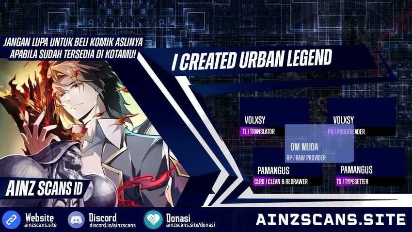 Baca I Created an Urban Legend! - Chapter 1 halaman 1