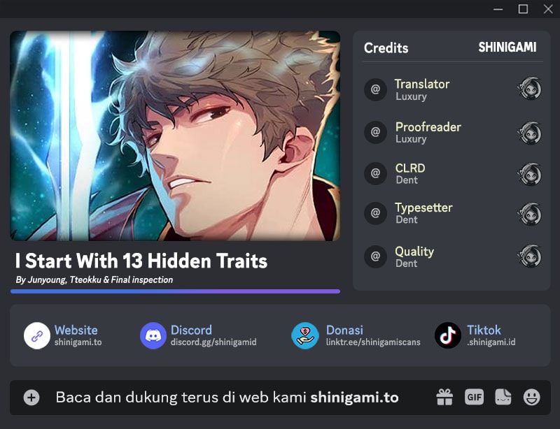 Baca I Start With 13 Hidden Traits - Chapter 6 halaman 1