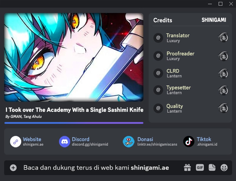 I Took over The Academy With a Single Sashimi Knife  Chapter 44