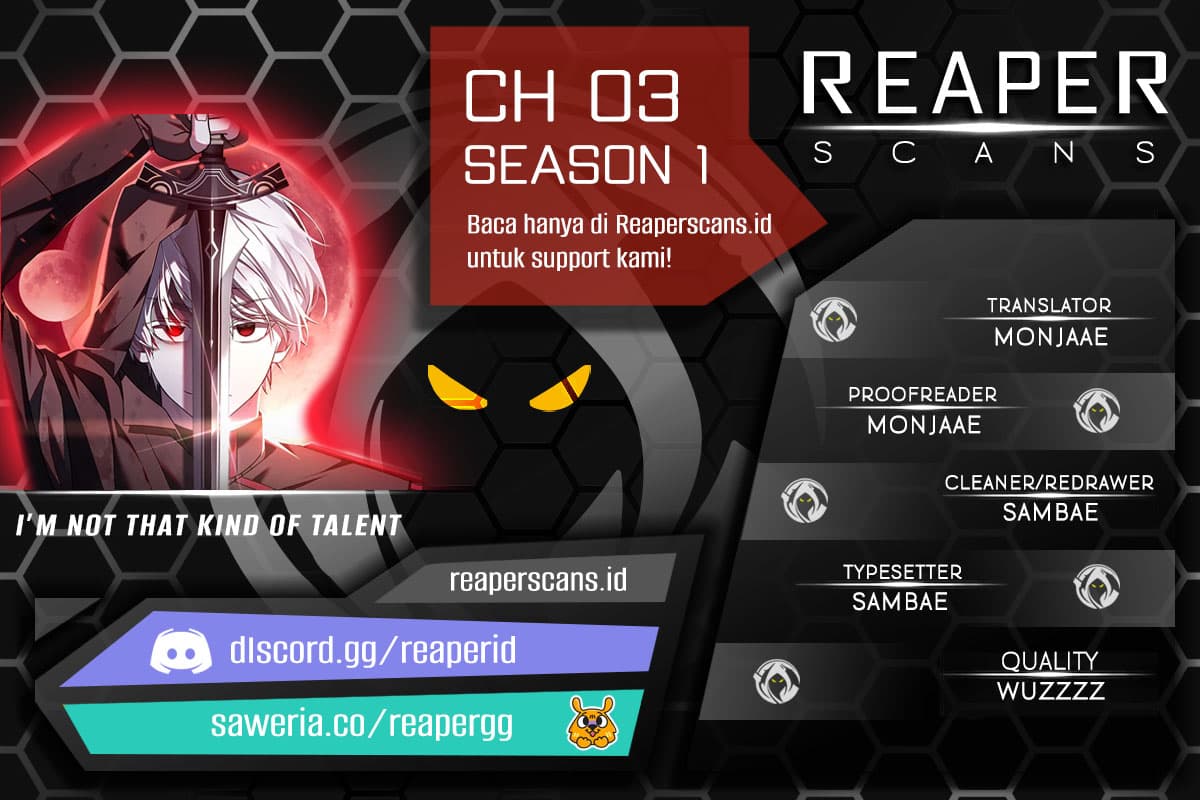 Baca I'm Not That Kind of Talent - Chapter 3 halaman 1