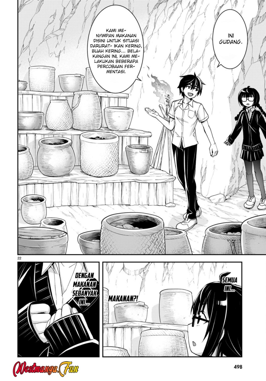 Isekai Yurutto Survival Seikatsu: Gakkou no Minna to Isekai no Mujintou ni Tenishitakedo Ore Dake Rakushou desu Chapter 28 page 50