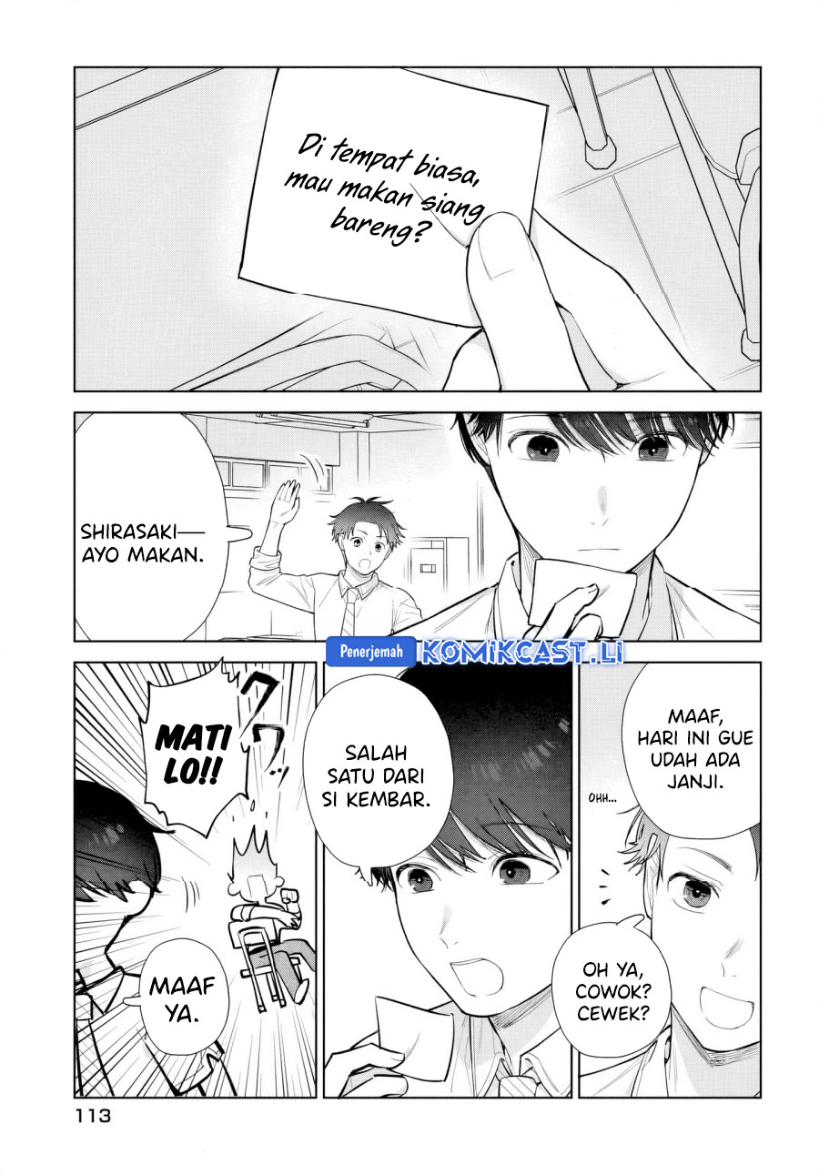 Baca Komik Koi wa Futago de Warikirenai Chapter 17.2 halaman 8