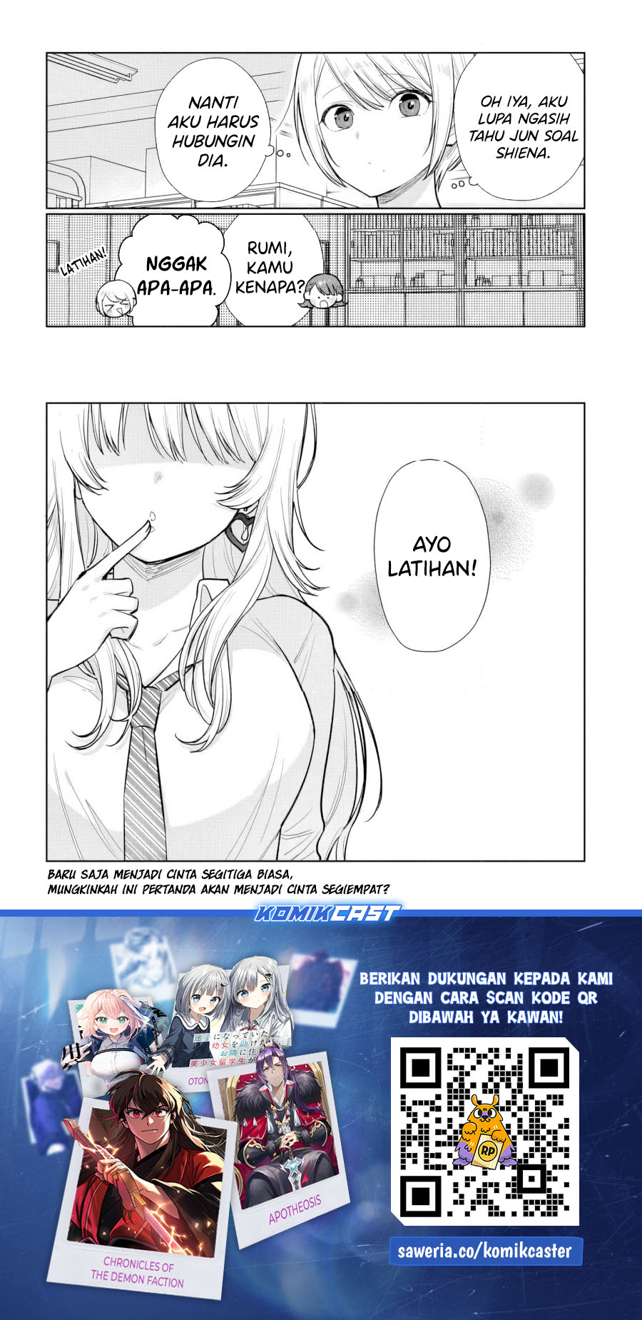 Baca Komik Koi wa Futago de Warikirenai Chapter 18.1 halaman 25
