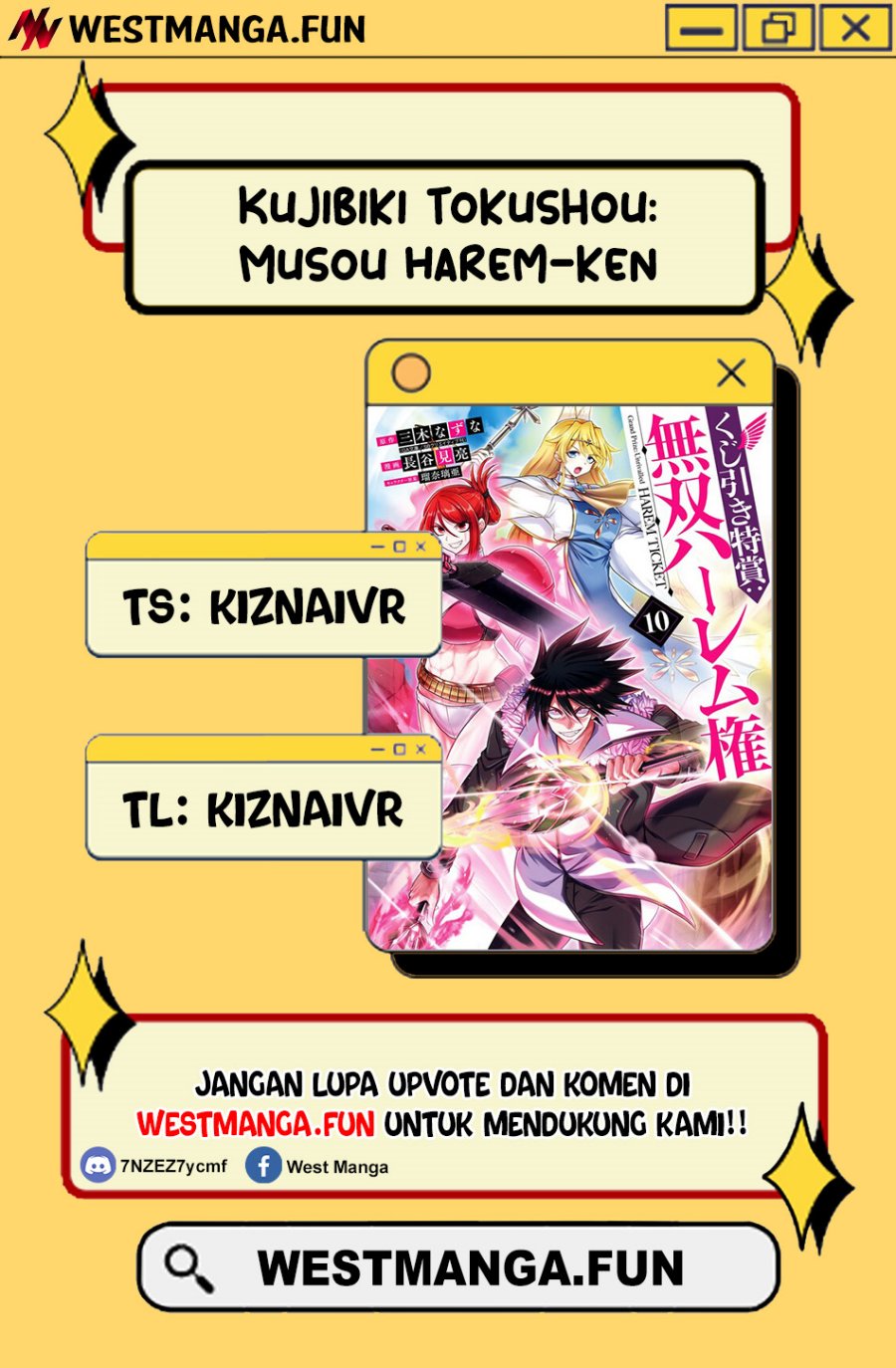 Kujibiki Tokushou Musou Harem-ken Chapter 48 page 6