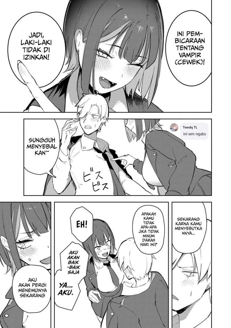 Kyuuketsuki-san wa Chitoraretai Chapter 04