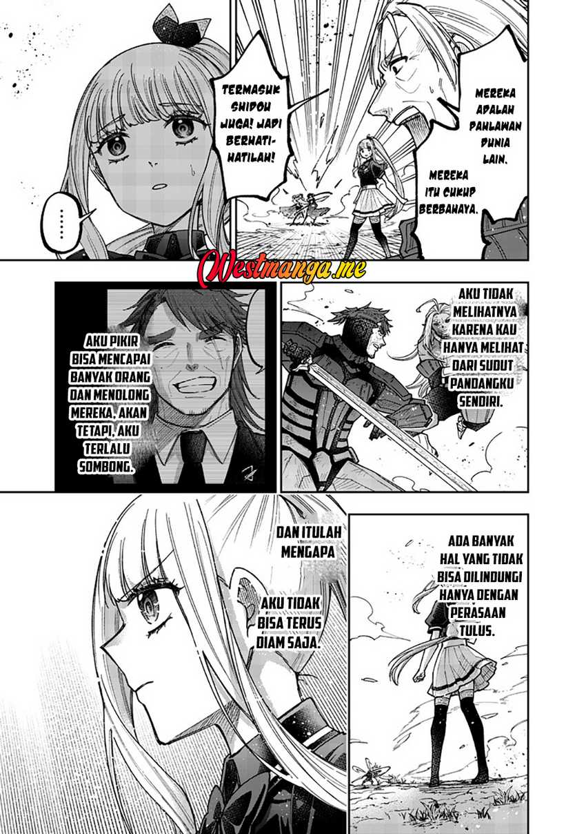 Kyuuseishu MESHIA~Isekai wo sukutta moto yuusha ga mamono no afureru genjitsu sekai wo musou suru~  Chapter 56
