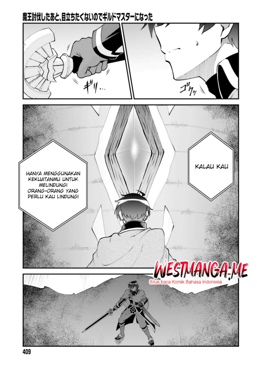 Maou Toubatsu Shita Ato, Medachitakunai node Guild Master ni Natta Chapter 56 page 44