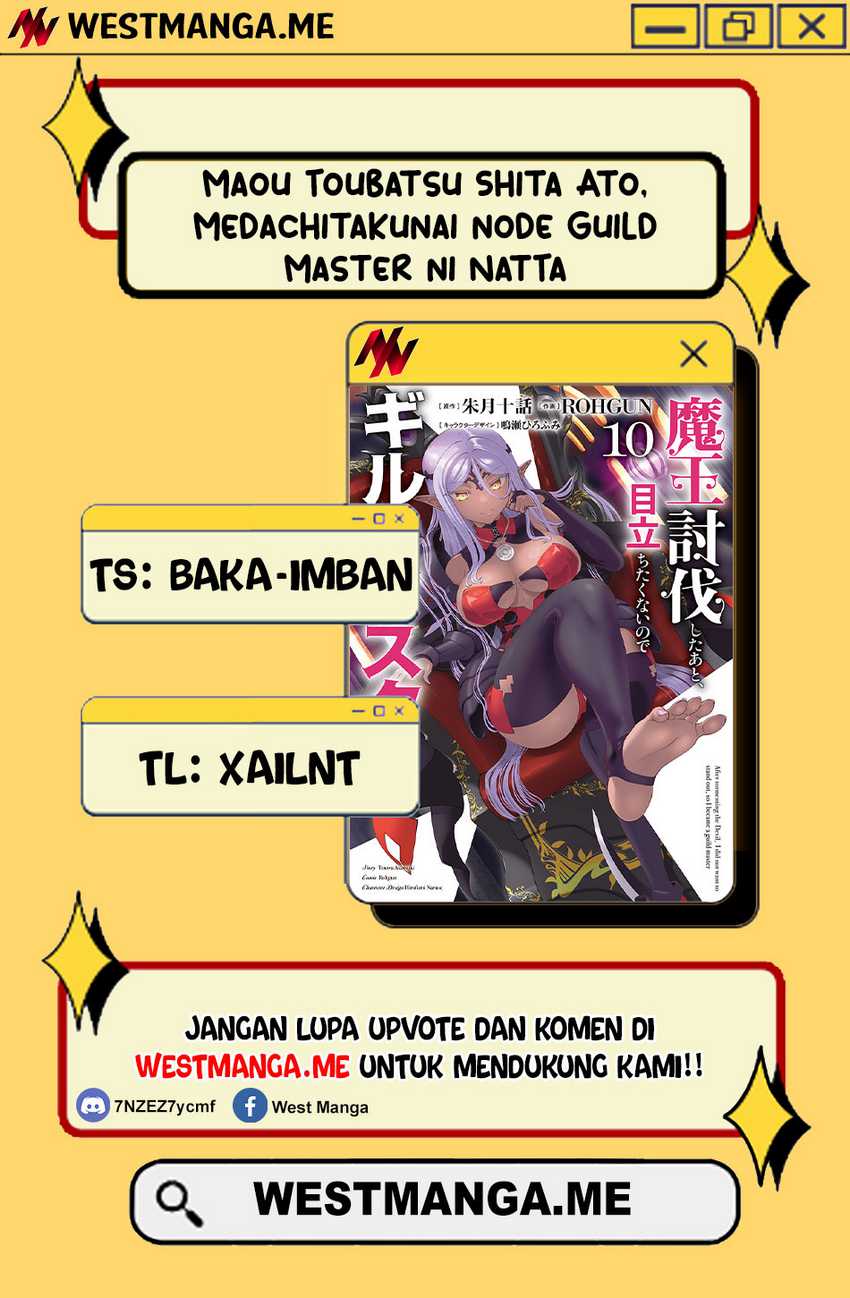 Maou Toubatsu Shita Ato, Medachitakunai node Guild Master ni Natta Chapter 61 page 6