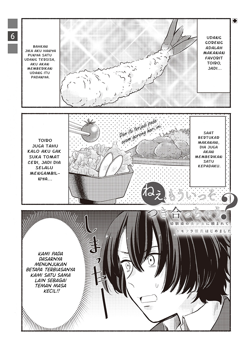 Nee, Mou Isso Tsukiacchau? Osananajimi No Bishoujo Ni Tanomarete, Camo Kareshi Hajimemashita Chapter 06