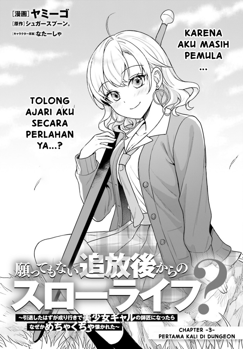 Negatte mo Nai Tsuihou Go kara no Slow Life? Intai Shita Hazu ga Nariyuki de Bishoujo Gal no Shishou ni Nattara Naze ka Mechakucha Natsukareta Chapter 03 page 4