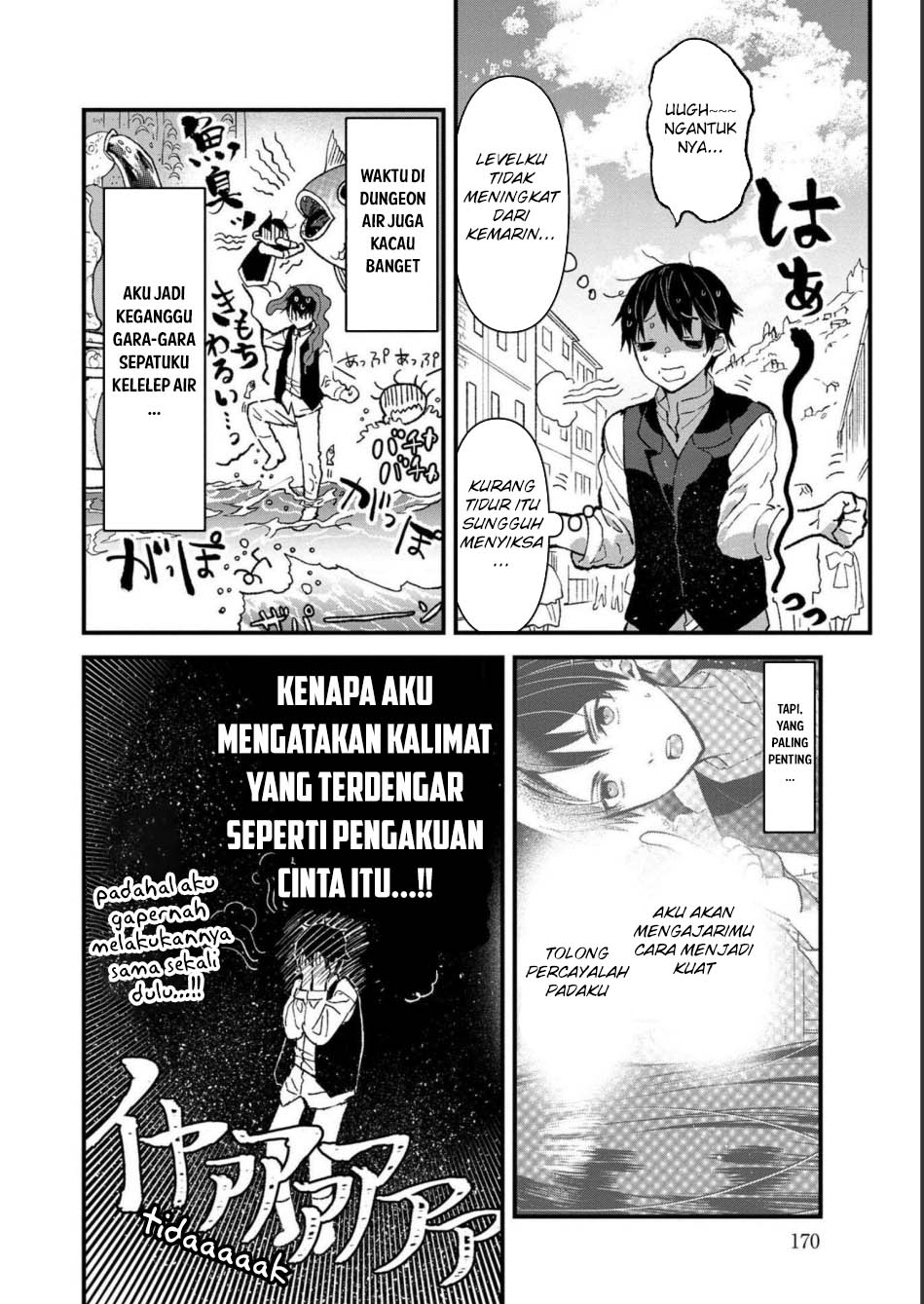Ore, Yuusha janai desu kara. – VR Sekai no Chouten ni Kunrin Seshi Otoko. Tenseishi, Level 1 no Mushoku kara Restart suru Chapter 05