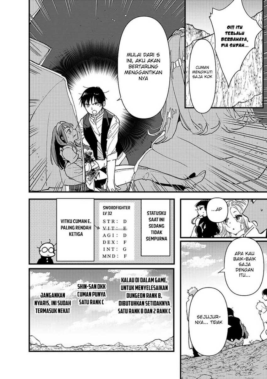 Ore, Yuusha janai desu kara. – VR Sekai no Chouten ni Kunrin Seshi Otoko. Tenseishi, Level 1 no Mushoku kara Restart suru Chapter 08