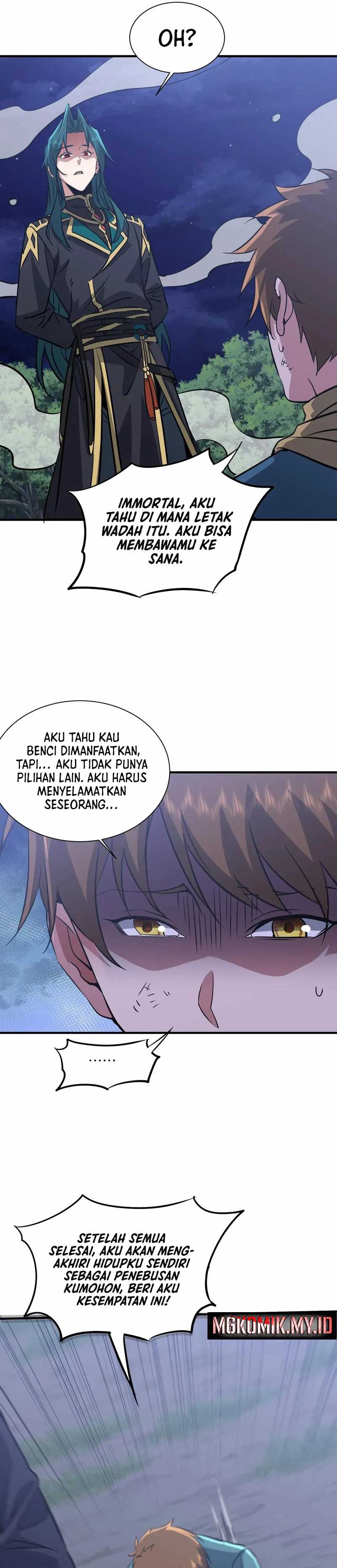 Baca Komik Rebirth of a Dark Mage: Unveiling a Zombie Planet from the Start Chapter 45 halaman 12