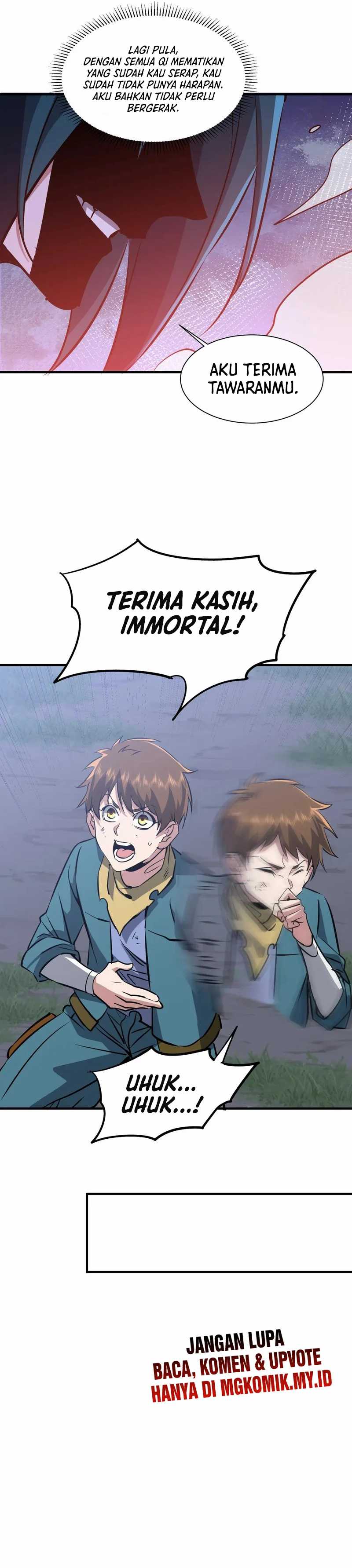 Baca Komik Rebirth of a Dark Mage: Unveiling a Zombie Planet from the Start Chapter 45 halaman 14