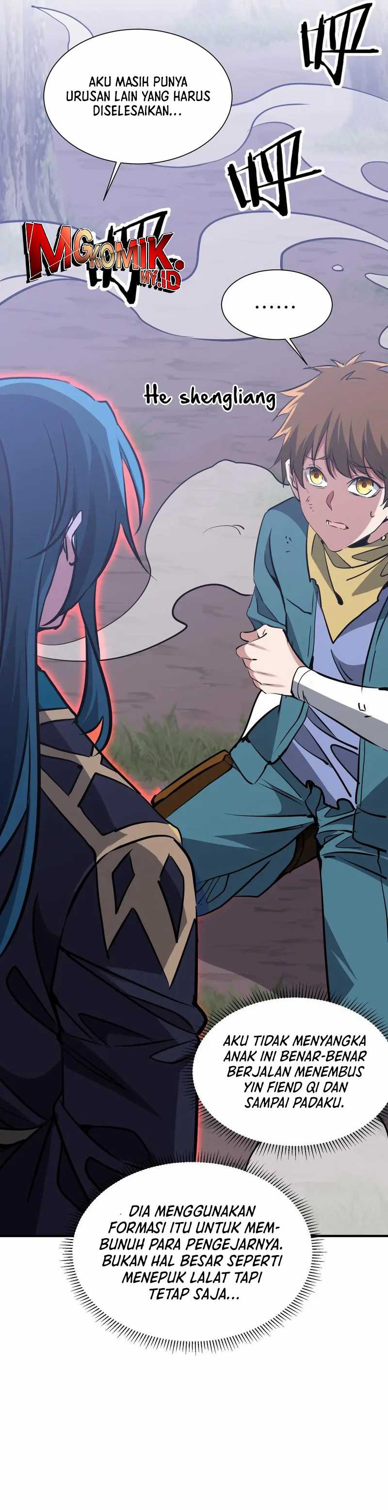 Baca Komik Rebirth of a Dark Mage: Unveiling a Zombie Planet from the Start Chapter 45 halaman 7